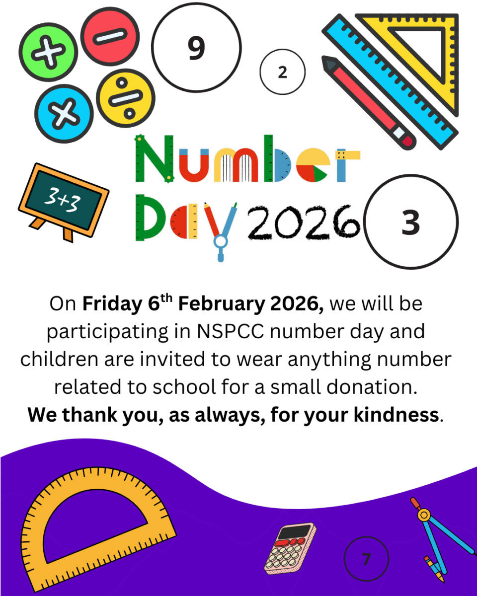 Sherburn Church of England Primary Academy » NSPCC Number Day – Friday ...